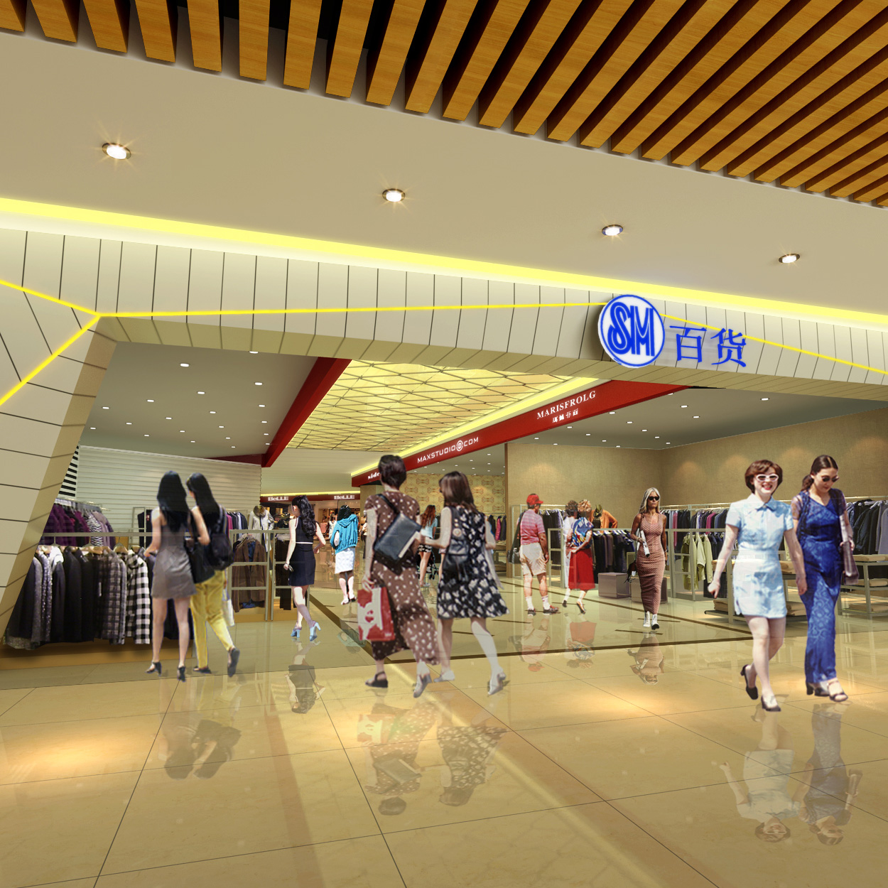 淄博盛名吉成百貨有限公司監(jiān)控、背景音樂(lè)、綜合布線項(xiàng)目